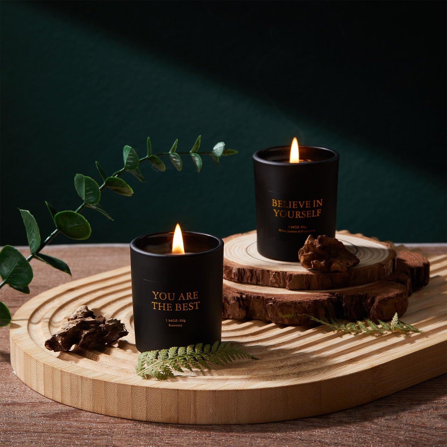 10 Pcs Motivational Aromatherapy Scented Candles Soy Wax Candles with Essential Oils Inspirational 4.4oz Scented Candle Return Gifts Bulk for Women Mother Teacher Employee Birthday Mother's Day