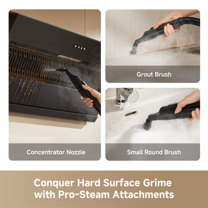 DREAME N20 Steam Carpet Cleaner Machine with Steam & Hot Water Wash, Portable Upholstery Cleaner with Self Cleaning, 17Kpa Suction, Perfect for Pet, Car, Auto, Carpet, Rug, Auto-Mix Solution