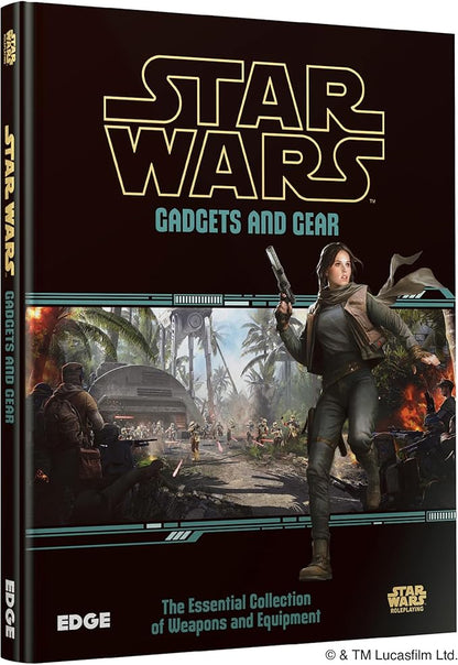 Asmodee Star Wars: Roleplaying Game Gadgets and Gear SOURCEBOOK - Weapons Armor &amp Attachments for Edge of The Empire Age of Rebellion &amp Force and Destiny RPG for Ages 14+ 3-5 Players