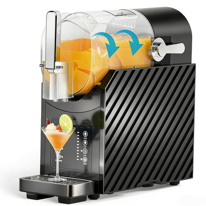 COWSAR 68 oz Slushie Machine, No Ice Needed, Slushy Machine for Home, Professional Frozen Drink Machine with Self-Cleaning Function, 3 Preset Slushie Maker for Frozen Juice, Smoothie, Milkshake