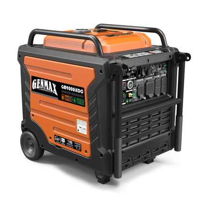 GENMAX Portable Generator, 9000W Super QuietDual Fuel Portable Engine with Parallel Capability, Remote/Electric Start, Ideal for Home backup power.EPA &CARB Compliant (GM9000iEDC)