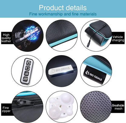 Mo Cuishle Shiatsu Neck & Back Massager with Heat - Electric 4D Deep Tissue Relief for Mom & Dad