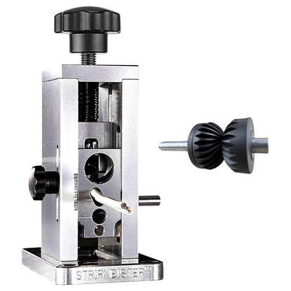 StripMeister Original Wire Stripping Machine & E250 Feeder Replacement - Drill Powered Wire Stripper, Wire Stripper Tool & Ultra-Grip E250 Feeder & Shaft Replacement, Wire Stripping Made Easy (Bundle)