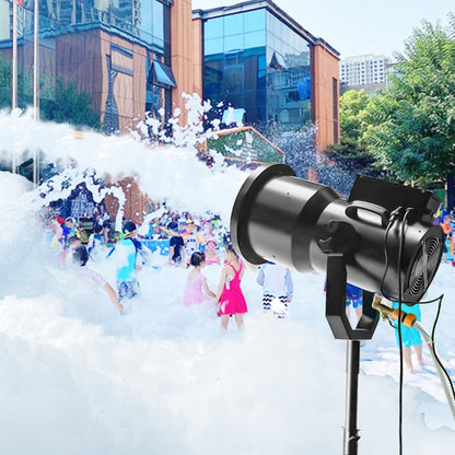 Foam Machine for Party whit 9 LED Lights, Party Foam Machine with Water Tank, Foam Cannon for Garden, Pool, Indoor, Birthdays, Celebrations, and Backyard Events