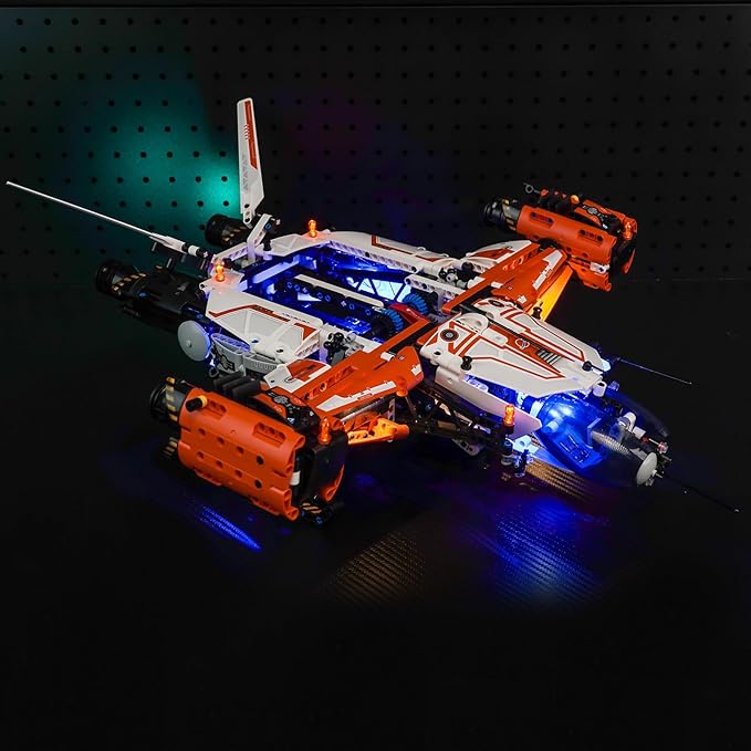 Upgraded Led Light Kit for Lego VTOL Heavy Cargo Spaceship LT81 Building Set Compatible with Lego 42181 Best Gifts for Adults (Model Not Included)