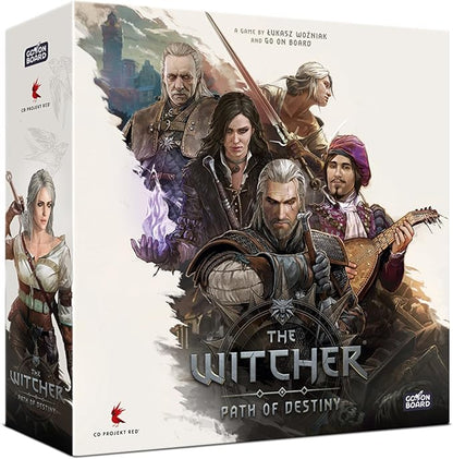 The Witcher: Path of Destiny Standard Edition - Competitive Tableau-Building Strategy Game Featuring Geralt Yennefer Ciri &amp More Ages 14+ 1-5 Players 45-90 Minute Playtime