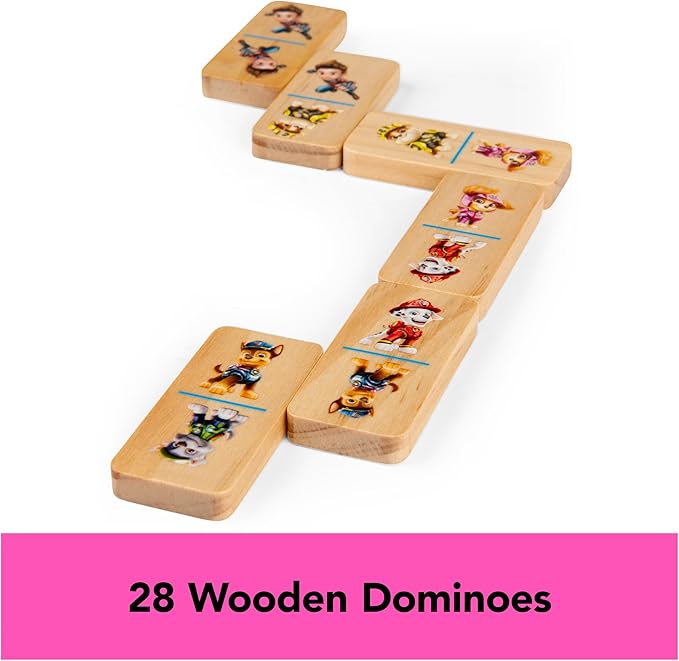 PAW Patrol: The Movie 4-Game Adventure City Pack Memory Match Pop-Up Wooden Dominoes &amp Lookout Games PAW Patrol Toys for Kids Ages 4 and up