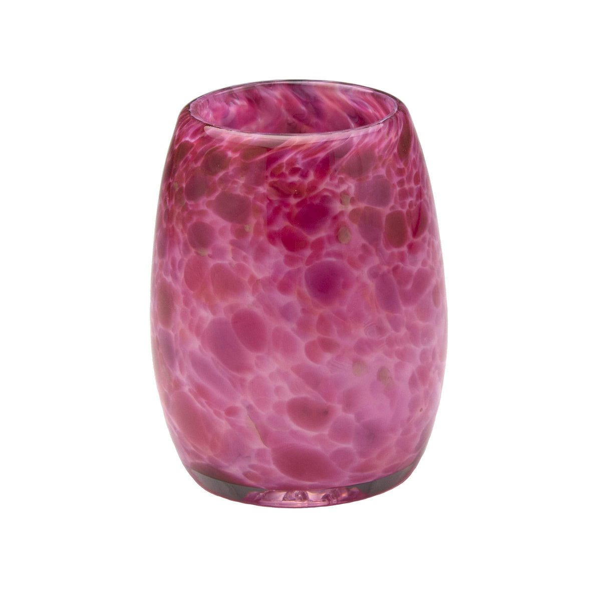 Totally Blown Glassworks Votive Candle Holder, Tea-Light, Handmade Blown Glass, Accent Vase, Centerpiece, Home Decor, Artist Dehanna Jones, Seattle, WA. (Pretty in Pink)
