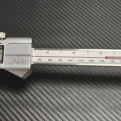 Digital Calipers with Large Measuring Faces for Wire Rope, Electronic Caliper Measuring Tool, Stainless Steel, Measuring Range 0-150mm/6 Inch, Resolution: 0.01mm (6 Inch)
