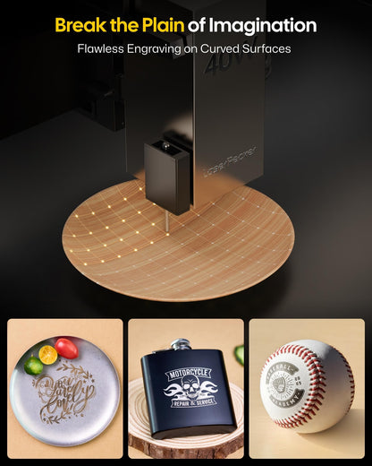 LaserPecker LX2 20W All-in-One Desktop Laser Engraver Cutter, 19.7" x 12" Large Working Area 1000mm/s High-Speed 12MP Camera Class 1 Safety Laser Engraving Machine for Wood Metal Acrylic, Basic Bundle