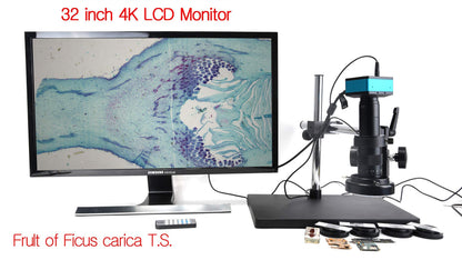 HAYEAR 4K UDH 2160P 1080P HDMI USB Industrial Microscope Camera for Machine PCB Board CPU Repair Soldering；PC Support Windows/Mac/Linux System