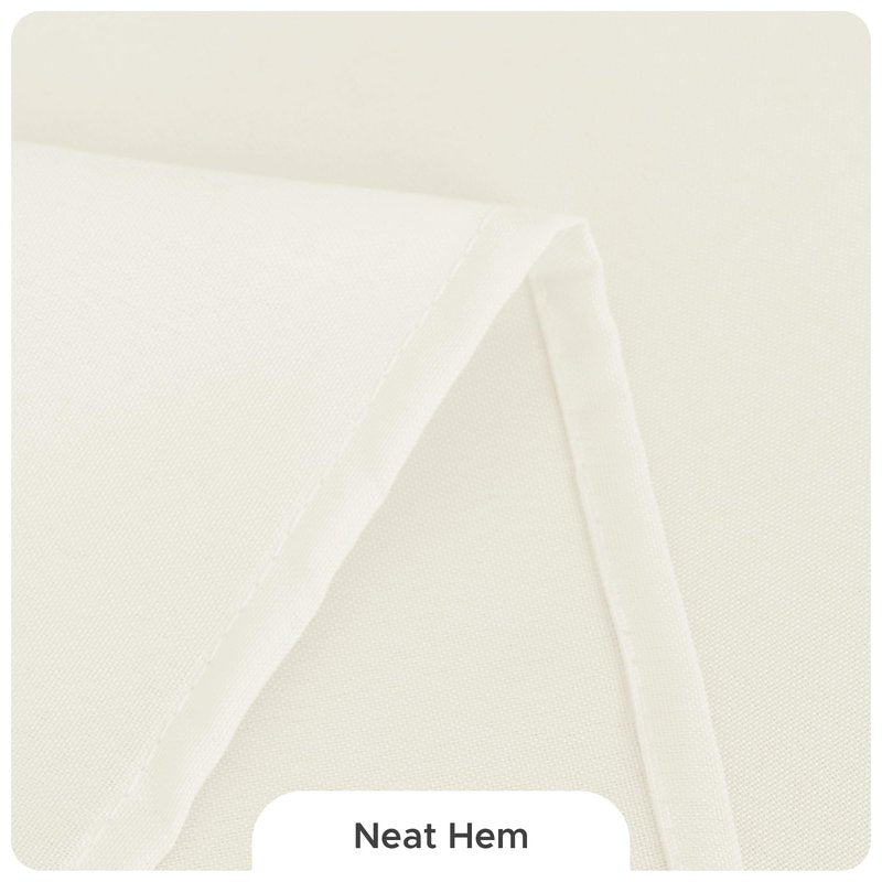 Fitable 8 Pack Round Tablecloths: Stain Resistant Wrinkle Free Circle Table Clothes, Washable Reusable Polyester Table Covers for Wedding Party Birthday Banquet Reception(Ivory, 84 Inch)