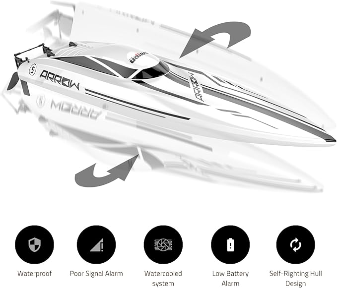 Cheerwing 25 RC Brushless 30 MPH High Speed Boat Large Racing Remote Control Boat for Adults