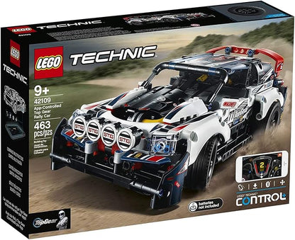 LEGO Technic App-Controlled Top Gear Rally Car 42109 Racing Toy Building Kit (463 Pieces)