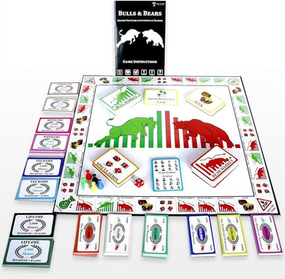 Life Sutra Bulls &amp Bears Board Game for Ages 14+  Learn Investing &amp Trading Through Play Stock Market Crypto &amp Finance Strategy Game for Teens &amp Families STEM - Approved