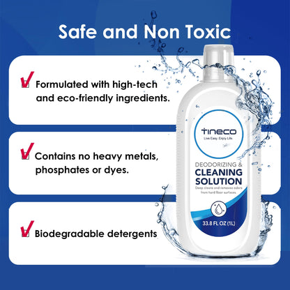Tineco Floor Cleaning Solution 1L (33.8 OZ) for i5/i6 Stretch & FLOOR ONE S5/S6/S7/S9 Artist & S6/S7/S9 Master & Breeze Series, (EXCEPT iFLOOR 5 Steam/S5/ S7/ S9 Artist Steam Series) Wet Dry Vacuum
