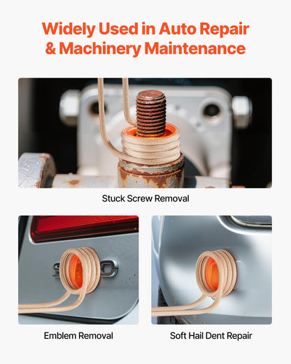 VEVOR Induction Heater Bolt Removal, 1100W 110V Magnetic Induction Heater Kit, Handheld Nut Buster Tool, Mini Heating Machine for Rusty Screw Removing, Car Garage Repairing Tools with 10 Coil and Box