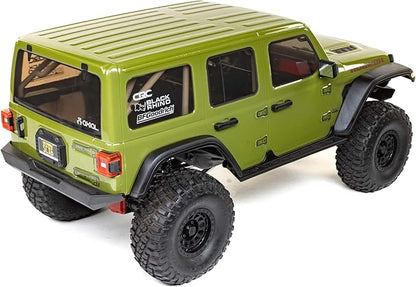 Axial RC Truck 1/6 SCX6 Jeep JLU Wrangler 4WD Rock Crawler RTR (Batteries and Charger Not Included): Green AXI05000T1