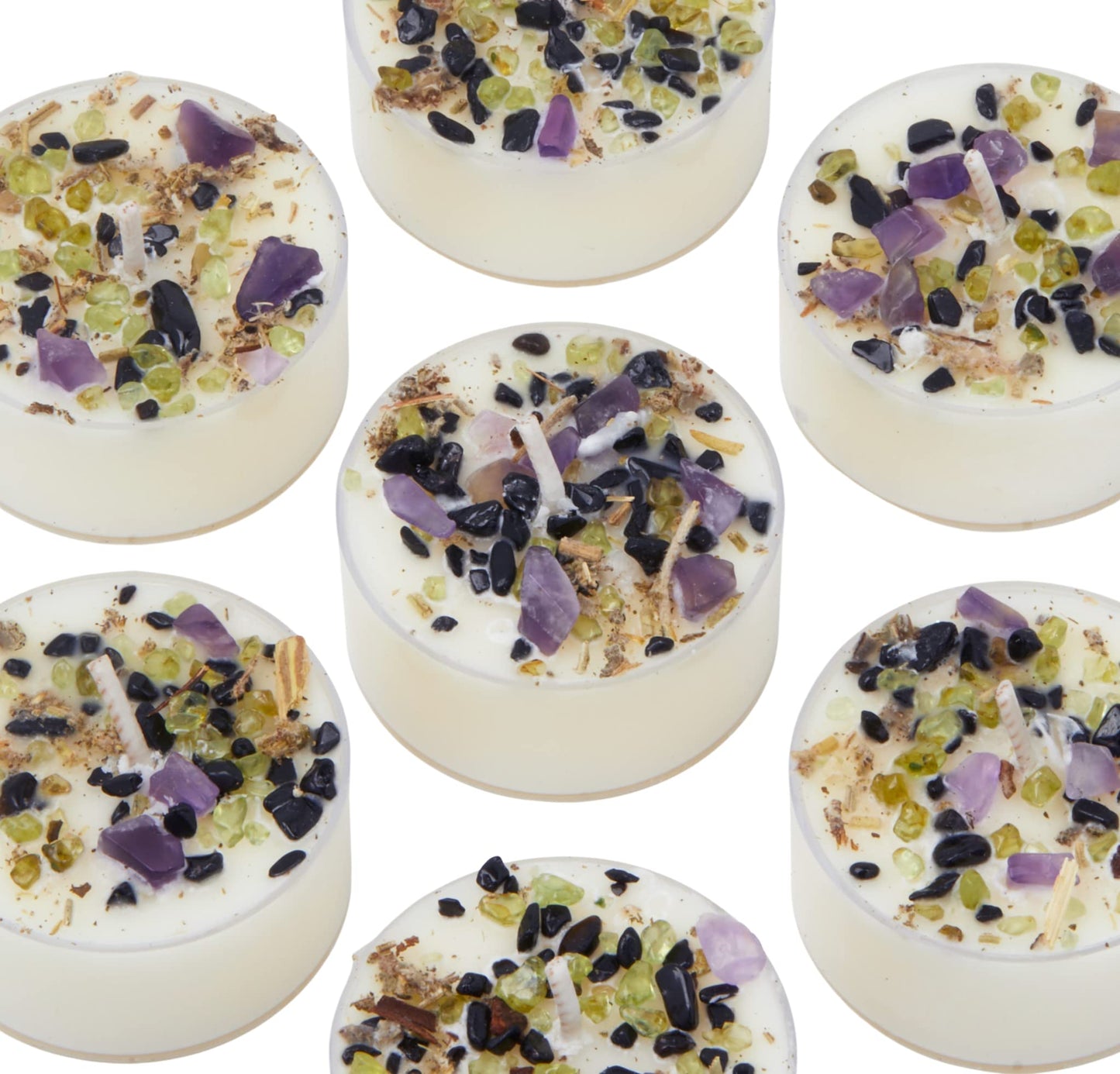 Witch's Brew Candle by New Moon Beginnings - Fall Scented Candles - Herb & Crystal Candles - Soy Candle - Autumn Fall Halloween Candles