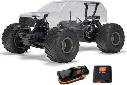 ARRMA 1/10 Gorgon 2WD RTA Kit Brushed Monster Truck (Battery &amp Charger Included) Clear ARA3230SKT2