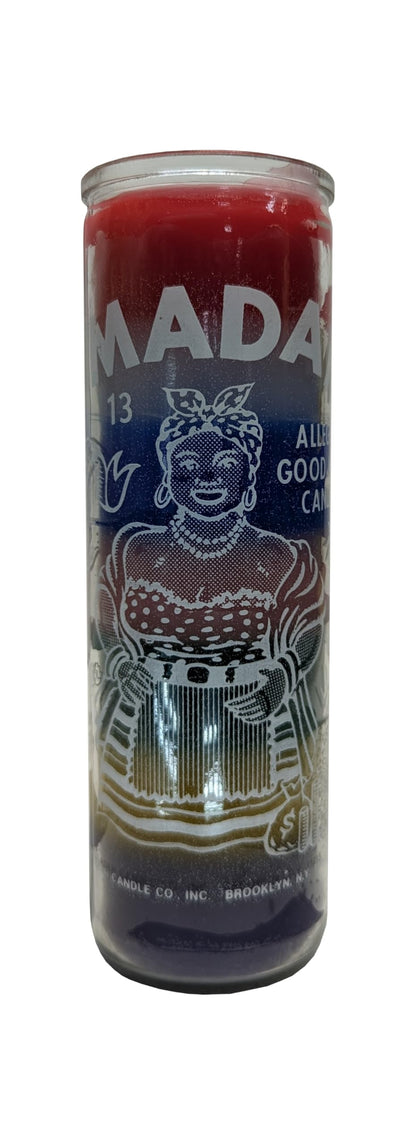 La Madama 7 Color Pillar Candle