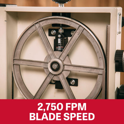 JET 10-Inch Woodworking Band Saw with Stand, 1/2 HP, 115V 1Ph (JWB-10)