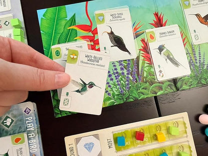Stonemaier Games: Wingspan Americas Expansion by Elizabeth Hargrave | Add to Wingspan | Includes Small Hummingbird Cards with New Mechanism 111 Unique New Colorful Birds &amp More | 1-5 Players 90