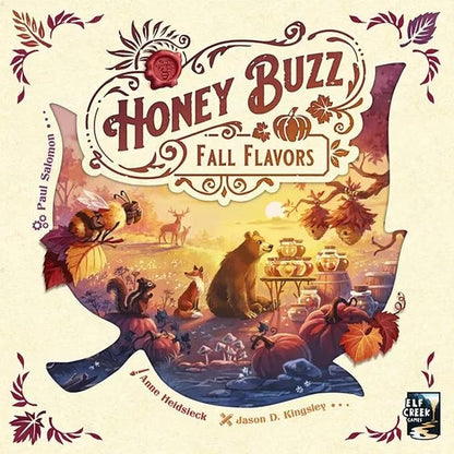 Honey Buzz Fall Flavors Standard Edition - Strategic Worker Placement Board Game Expansion Autumn-Themed Add-On for 1-4 Players Ages 10+