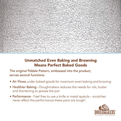 Doughmakers Biscuit Sheet Commercial Grade Aluminum Bake Pan 10" x 14"