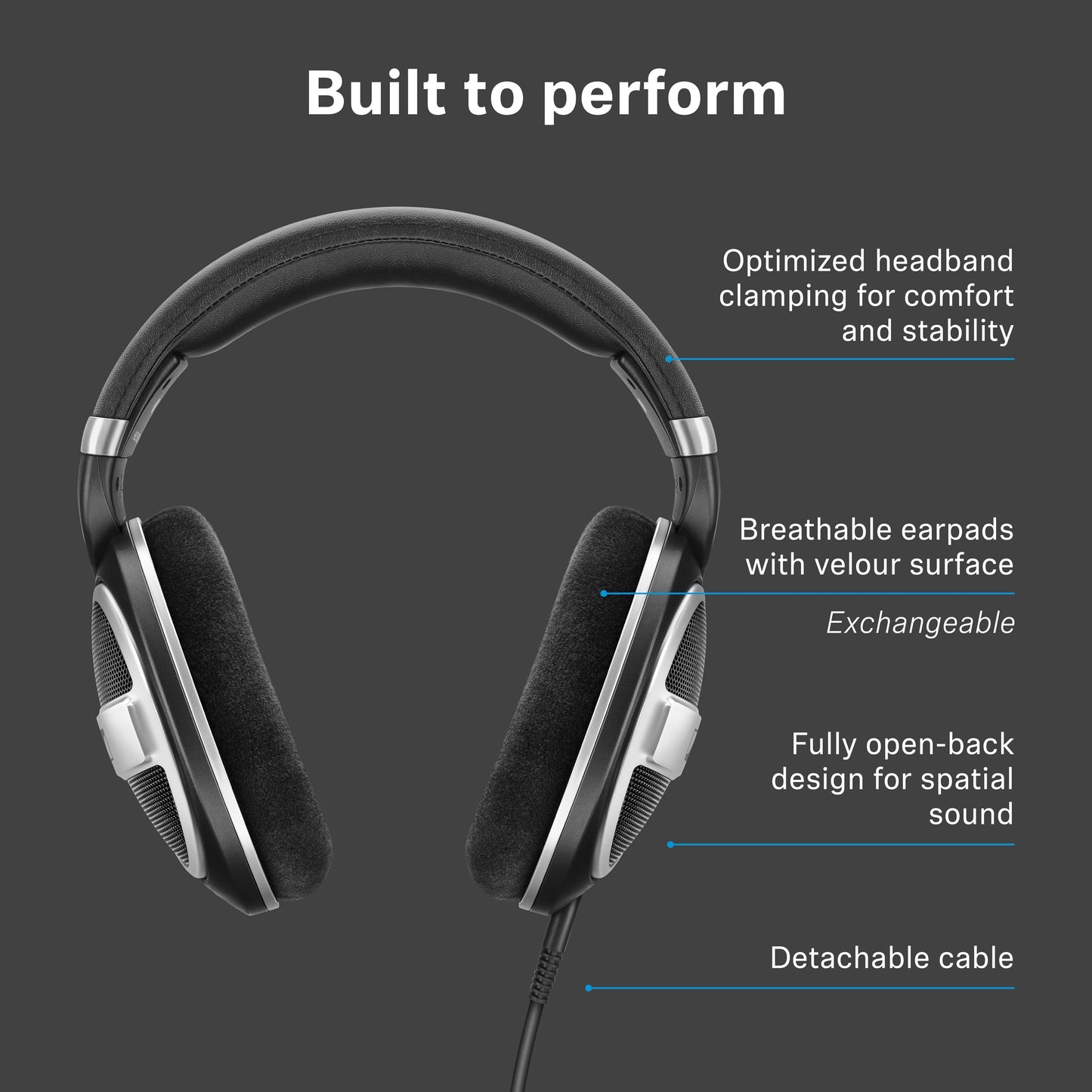 Sennheiser HD 599 - Open Headphones, Special Edition, Black, Wired