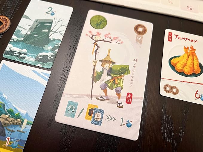 Stonemaier Games: Tokaido (Base Game) by Antoine Bauza | A Zen Strategy Board Game About Traveling in Japan for Adults and Family | Journey and Exploration from Kyoto to Edo | 1-5 Players 45 Mins