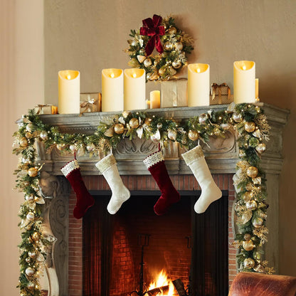 YIWER Plastic Flameless LED Candles,Pack of 4 Battery Operated Candle with 10 Key Remote Control Electric Fake Flickering Light Ivory Pillar D3”H6”
