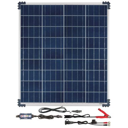 Optimate Solar 80W Travel kit, TM523-8TK, 6-Step 12V 6.7A Weatherproof Solar Battery Saving Charger & maintainer