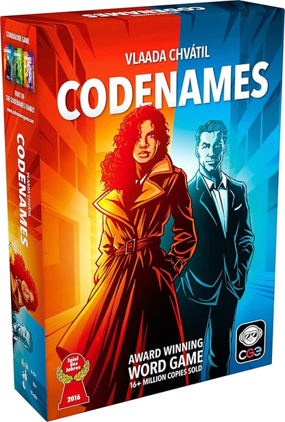 CGE Codenames Board Game (2nd Edition) The Top Secret Word Association Party Game for Friends &amp Family Game Nights 4+ Players