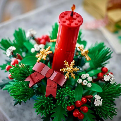 Lego 40743 Christmas Table Decoration Toy Birthday Present Blocks Girls Boys Children 12 13 14 Years Old Elementary School Mom Father Painting Art