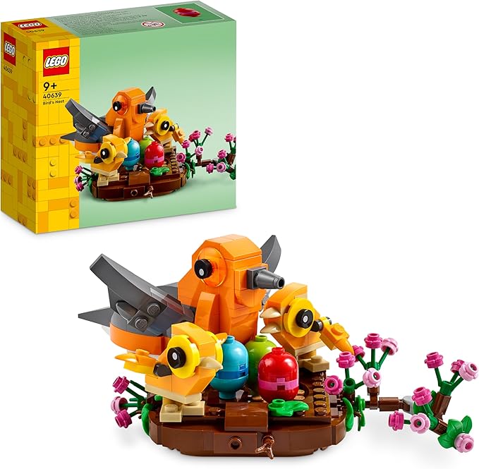 LEGO Bird’s Nest Building Toy Kit Seasonal Display for a Table or Shelf Fun Build for Kids Ages 9 and Up 40639