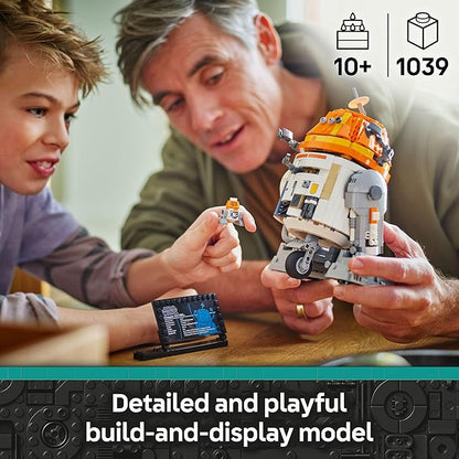 LEGO Star Wars: Ahsoka Chopper (C1-10P) Astromech Droid Set - Building Toy for Kids Ages 10+ - Makes a Great Gift for Boys and Girls - Model Kit and Room Decor Idea for Sci-Fi Adventure Fans - 75416