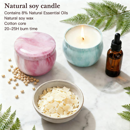 Aromatherapy Candle Gift Set for Women, Pack of 2, 16 Pack Fruity Floral Soy Wax Candles