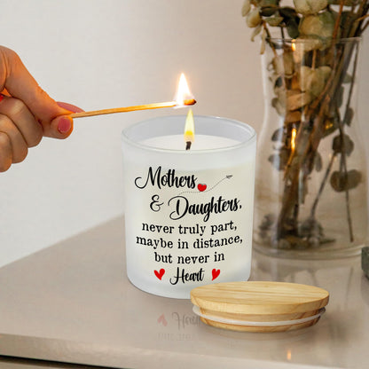 TEEZWONDER Birthday Gifts for Mom from Daughter - Long Lasting Vanilla Lavender Candle 10 oz - Mothers Day Birthday Gifts for Mom Mother Mama Grandma, Mother Daughter Gift, Scented Candles for Women