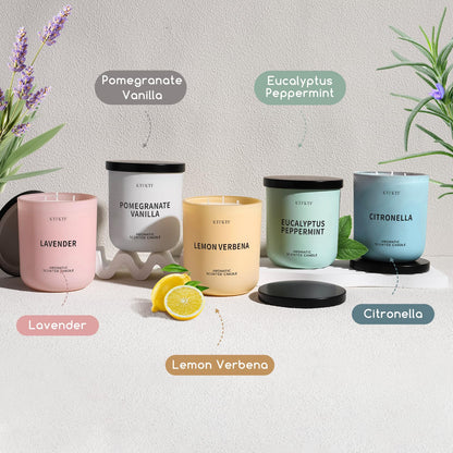 KTFKTF Lavender Scented Candles for Women - Aromatherapy Candle for Relaxation & Sleep Calm, 14.1oz Soy Candles for Home Scented, Birthday Mothers Day Candle Gifts for Women Mom