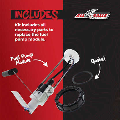 All Balls Racing 47-1012 Fuel Pump Complete Module Compatible With/Replacement For Polaris Ranger 4x4 800 EFI 2011-2012, Ranger 4x4 800 EFI Crew 2011-2012, Ranger 6x6 800 2011-2012, Ranger XP 800 2012