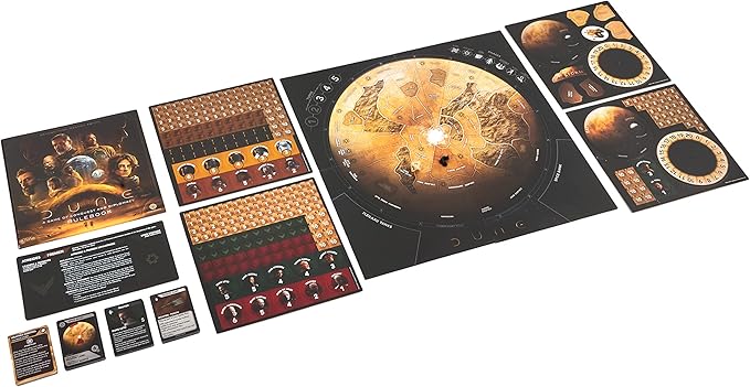 Gale Force Nine: Dune A Game of Conquest and Diplomacy Science Fiction Board Game 30 to 60 Minute Play Time 2 to 4 Players for Ages 12 and up