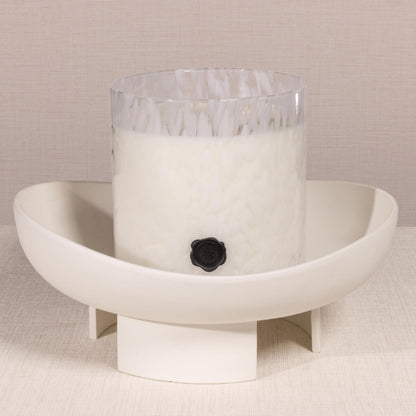 Zodax Apothecary Guild Scented Opal Glass Jar Candle - 128 oz/5-Wick - Gardenia