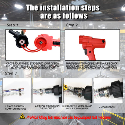 1980W Electric Fuel Transfer Barrel Pump, 110V 11000RPM,for 55Gallon Electric Transfer Pumps with 36in Stainless Steel Tube and 6.6ft Steel Wire Hose, for Diesel,Kerosene,White oil，etc