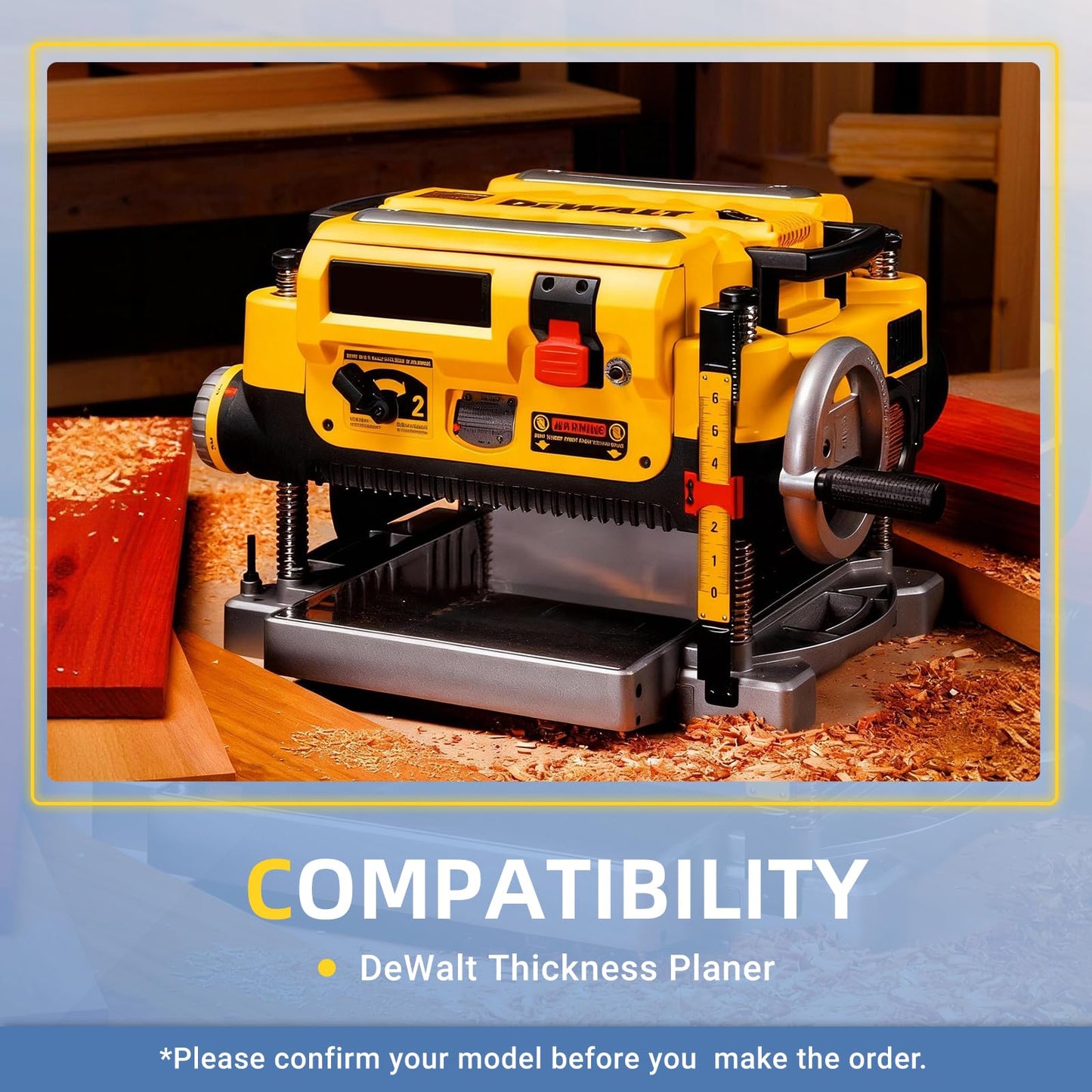 Ytricas DW735 Planer Motor Replacement with Fan Compatible with DeWalt Thickness Planer 120V - Replace DW735X Planer Type 1 Type 2 Motor Assembly