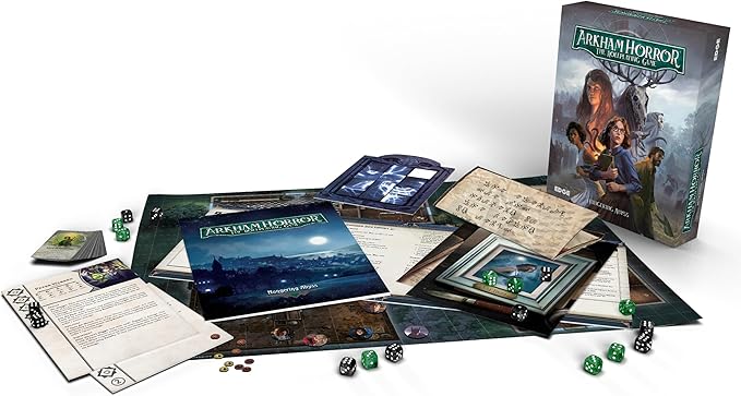 Asmodee Arkham Horror The Roleplaying Game Hungering Abyss Starter Set - Immersive RPG Adventure with Dynamic Pool System! Ages 14+ 2-6 Players 1+ Hour Playtime