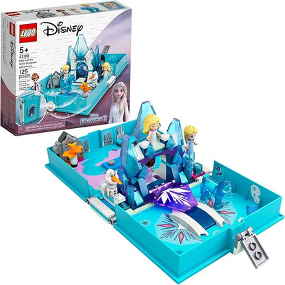 LEGO Disney Frozen 2 Elsa and The Nokk Storybook Adventures Building Toy 43189 Movie-Inspired Frozen Toy Set Gift Idea for Kids Boys Girls Age 5+ Portable Travel Toy with Micro Dolls and Olaf Figure
