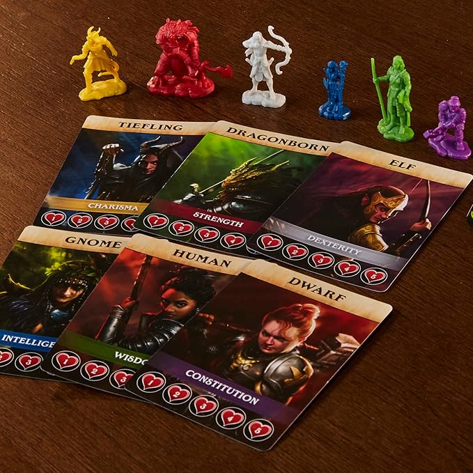 Hasbro Gaming Dungeons &amp Dragons: Bedlam in Neverwinter Board Game Escape Room Cooperative Strategy Games for Ages 12+ 2-6 Players 3 Acts Approx. 90 Mins Each (Amazon Exclusive)