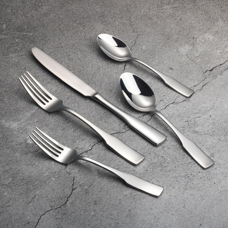 Alata Kate 20-Piece Silverware Set Stainless Steel Flatware Set,Service for 4,Mirror Polished Cutlery Set,Dishwasher Safe