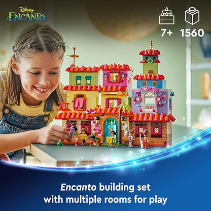 LEGO Disney Encanto The Magical Madrigal House Toy Building Playset for Kids Mirabel Princess Doll Figure Disney Toy for Girls and Boys Ages 7 and Up Fun Construction Encanto Set 43245